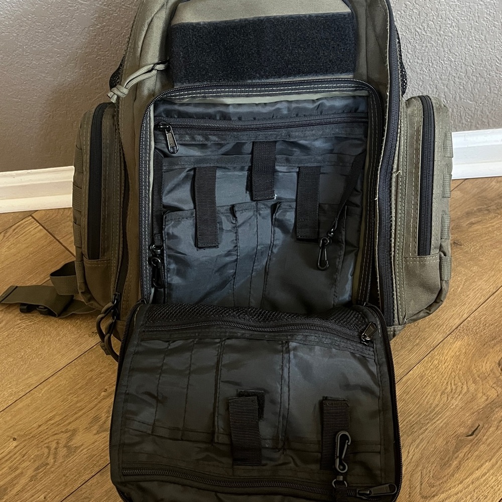 High Speed Daddy Tactical Grade HSD Dad Diaper Bag Backpack Military Green - Picture 3 of 7